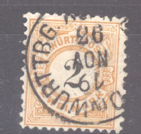 Wurtemberg  :  Mi  53   (o) - Used