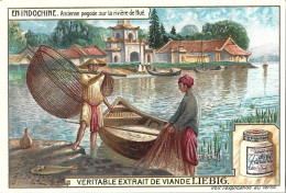 CHROMO - Véritable Extrait De Viande LIEBIG - En INDOCHINE - Ancienne Pagode Sur La Rivière De Hué - Liebig