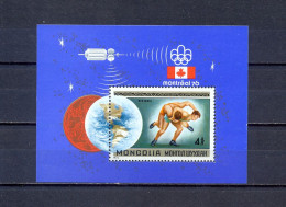 MONGOLIA - MNH - OLYMPIC GAMES MONTREAL 1976. -  MI.NO.BL 44 - CV = 2,50 € - Sommer 1976: Montreal