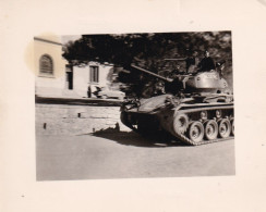 Photo Guerre Algerie Militaire Du 4 Eme R.C.C.  Char M 24  "Algerie " - Afrique