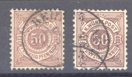 Wurtemberg  :  Mi  58-59  (o) - Used