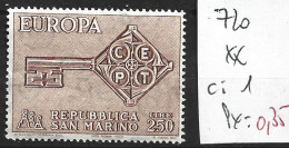 SAINT-MARIN 720 ** Côte 1 € - Unused Stamps