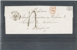 26 -EVREUX -LAC POUR PARIS EN PORT DÛ-CàD TYPE 15 -25 JUIN 45 -TAXE FAÇON MANUSCRITE 4 = DECIME RURAL+(B) Dans Un Cercle - 1801-1848: Precursores XIX