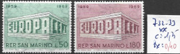 SAINT-MARIN 732-33 ** Côte 1.25 € - Nuevos