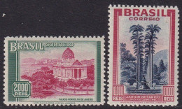 2 Valeurs De 1937/38 Neuves TTB Avec Le Jardin Botanique De Rio De Janeiro - Neufs
