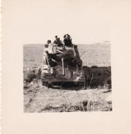 Photo Guerre Algerie Militaire Du 4 Eme R.C.C.  Char Combat Essais - Africa