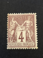 FRANCE Timbre 88 Neuf Sans Charnières, Cote 12 - 1876-1898 Sage (Type II)