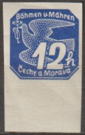 009/ Pof. NV 6, Greyish Blue - Unused Stamps