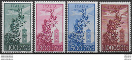 1955-59 Italia Campidoglio Stelle MNH Sass A N. 148/51 - 1961-70:  Nuevos