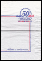 2 08	01	-	50ème Anniversaire Du Débarquement 		-	Serviette De Table En Papier (Pliée En Deux) - Servilletas Publicitarias