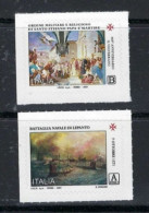 ● 2021 ITALIA 450° Scontro Navale Di Lepanto E 460° Dell’Ordine Militare E Religioso Di Santo Stefano Papa E Martire ️ - 2021-...: Mint/hinged