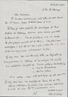 LETTRE AUTOGRAPHE DE PAUL EMILE VICTOR ENVOYEE DE BORA BORA EN 1987 AVEC ENVELOPPE - Storia Postale