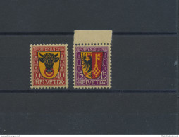 1918 SVIZZERA, Pro Juventute - Stemmi Cantonali, N° 168/69 -2 Valori , MNH** - Andere & Zonder Classificatie