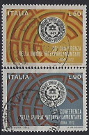 Italy 1972  Konferenz Der Interparlamentarischen Union  (o) Mi.1373-1374 - 1971-80: Afgestempeld