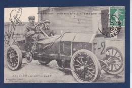 CPA Sport Voiture Automobile Circuit De La Seine Inférieure Nazarro Fiat Circulée - Altri & Non Classificati