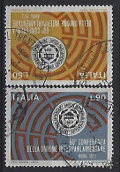 Italy 1972  Konferenz Der Interparlamentarischen Union  (o) Mi.1373-1374 - 1971-80: Gebraucht