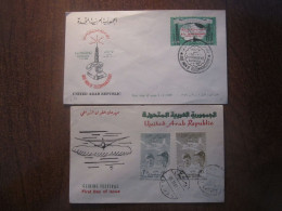 1959 SYRIA FDC COVERS - Briefe U. Dokumente