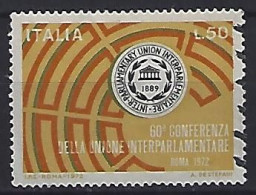 Italy 1972  Konferenz Der Interparlamentarischen Union  (o) Mi.1373 - 1971-80: Gebraucht