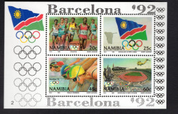 2025321254 1992 SCOTT 721A  (XX) POSTFRIS MINT NEVER HINGED - 1992 SUMMER OLYMPICS BARCELONA - Namibie (1990- ...)