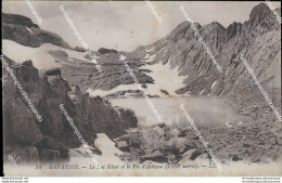 S686 Cartolina Gavarnie Le Lac Glace Et Le Pie D'astazou - Altri & Non Classificati