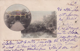 Pionnière Colorisée 1901 La Maison Du Dai Phu à Cholon Campagne Saigon - Viêt-Nam