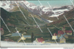 S691 Cartolina Gavarnie L'eglise Et Le Cirque Francia France - Otros & Sin Clasificación