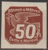 013/ Pof. NV 8, Brown - Unused Stamps