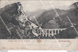 Au425 Cartolina  Semmering Viaduct Uber Kalte Rinne - Autres & Non Classés