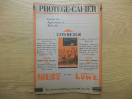 PROTEGE-CAHIER MARIE-ROSE VERMIFUGE LUNE - Book Covers