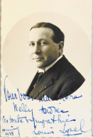Photo - Originale > 1938 - LOUIS LYNEL Chanteur « Le Baryton Populaire » Autographe Manuscrite Dédicacée à NELLY ANDREE - Berühmtheiten