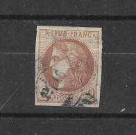 1870 - FRANCIA - GOVERNO PROVVISORIO - N.40 TIMBRATO - - 1870 Emissione Di Bordeaux