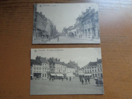 2 Kaarten Van Roeselare: Ooststraat + De Noordkant Van De Grote Markt --> Onbeschreven - Röselare