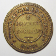 Jeton Publicitaire J. Vrillac à Pontorson (Manche) - Monedas / De Necesidad