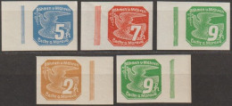 016/ Pof. NV 1-4, Border Stamps, Broken Frames - Ungebraucht