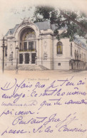 Pionnière Colorisée 1901 Theatre  Saigon 2 Timbres Envoi R.  La Lauzaie Chateau De Laage Le Seigneur Grand Bourg Creuse - Vietnam