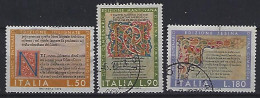 Italy 1972  500 Jahre "Gottlichen Komodie"  (o) Mi.1377-1379 - 1971-80: Gebraucht