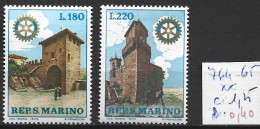 SAINT-MARIN 764-65 ** Côte 1.25 € - Nuevos