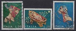 Italy 1972  Weihnachten  (o) Mi.1380-1382 - 1971-80: Afgestempeld