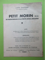 Carte Nautique - Petit Morin - De Montmirail à La Ferté Sous Jouarre - Altri & Non Classificati