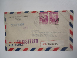 1946 PERU REGISTERED COVER - Peru