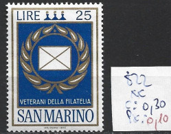 SAINT-MARIN 822 ** Côte 0.30 € - Unused Stamps