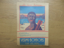PROTEGE-CAHIER PASTILLES SALMON LES RACES HUMAINES NEGRE AFRICAIN - Book Covers