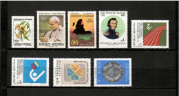 Argentina  1982-83  .-  Y&T  Nº  1292-1297-1309-1376-1378/79-1381-1406    ** - Unused Stamps