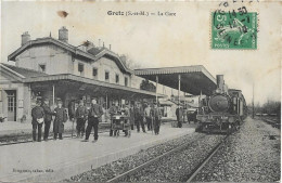 GRETZ La Gare Avec Train - Gretz Armainvilliers