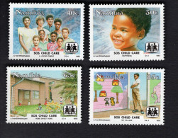 2025323429 1993 SCOTT 738 741 (XX) POSTFRIS MINT NEVER HINGED - SOS CHILDREN ' S VILLAGE - Namibie (1990- ...)