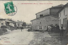 LES SOUHESMES Entrée De La Grande Rue - Sonstige & Ohne Zuordnung