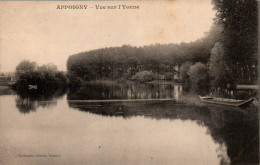 N°2334 W -cpa Appoigny -vue Sur L'Yonne- - Appoigny