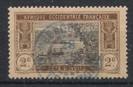 COTE D'IVOIRE - 1913-17 - N°YT. 42 - Lagune Ebrié 2c Brun - Oblitéré / Used - Usati