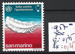 SAINT-MARIN 957 ** Côte 0.75 € - Unused Stamps