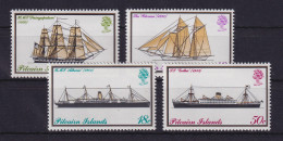 Pitcairn Islands 1975 Schiffe Mi.-Nr. 147-150 Postfrisch ** - Pitcairneilanden